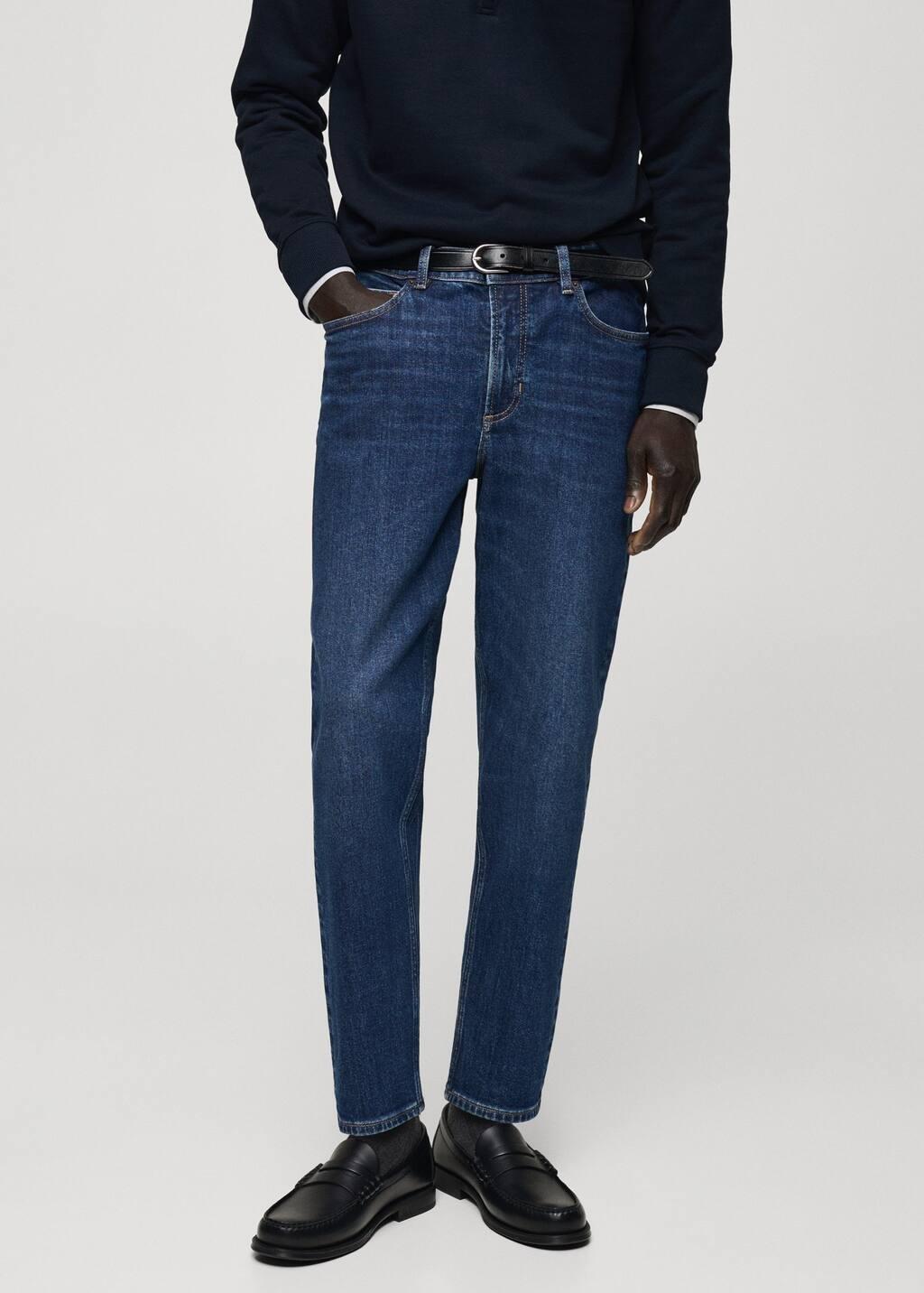 Blue Slim Fit Jeans Jan, , medium