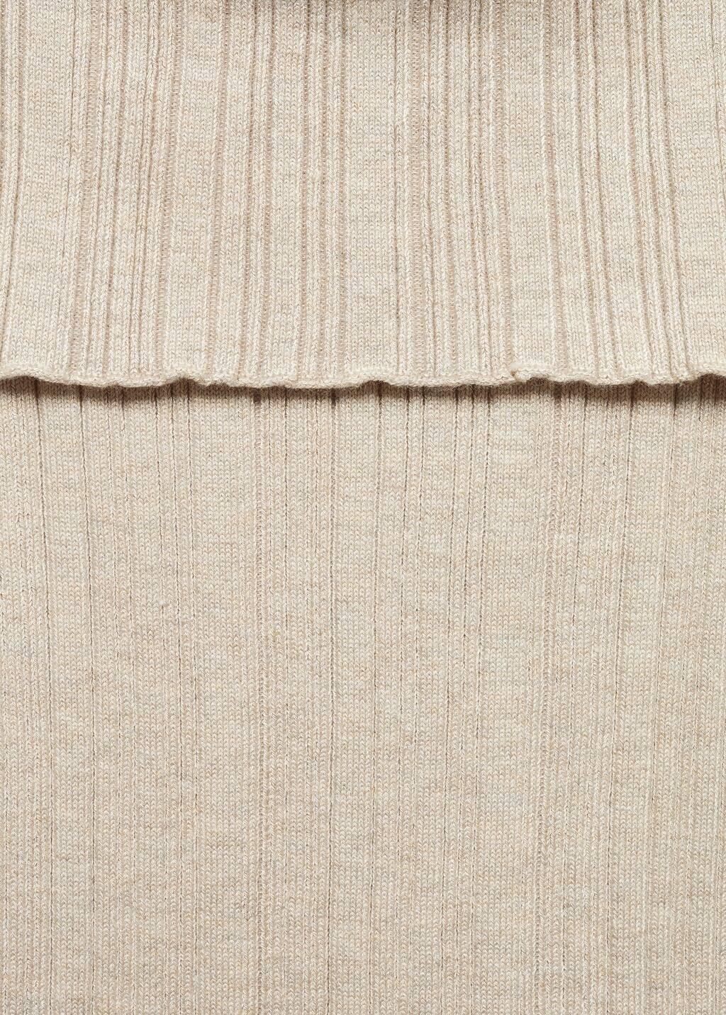 Grey Lt Pastel Strapless Knitted Top, , large image number 2