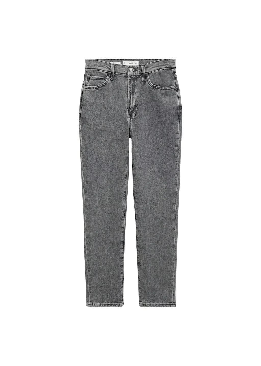Grey Claudia Slim-Fit Cropped Jeans, , large image number 2