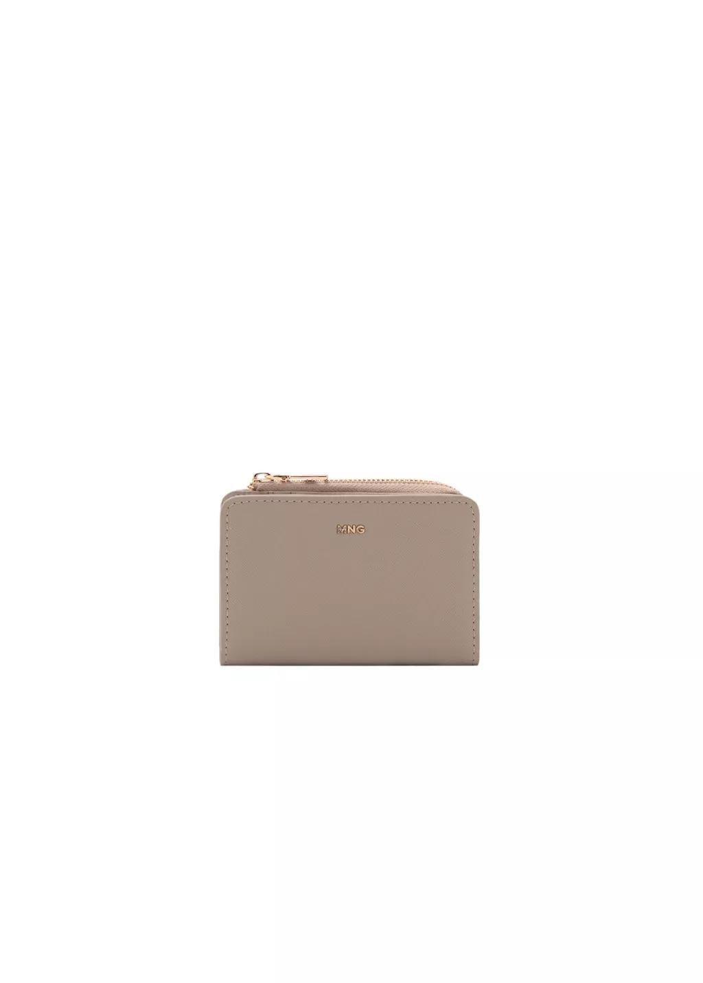 Brown Lt Pastel Leather-Effect Wallet, Light Pastel Brown, large image number 2