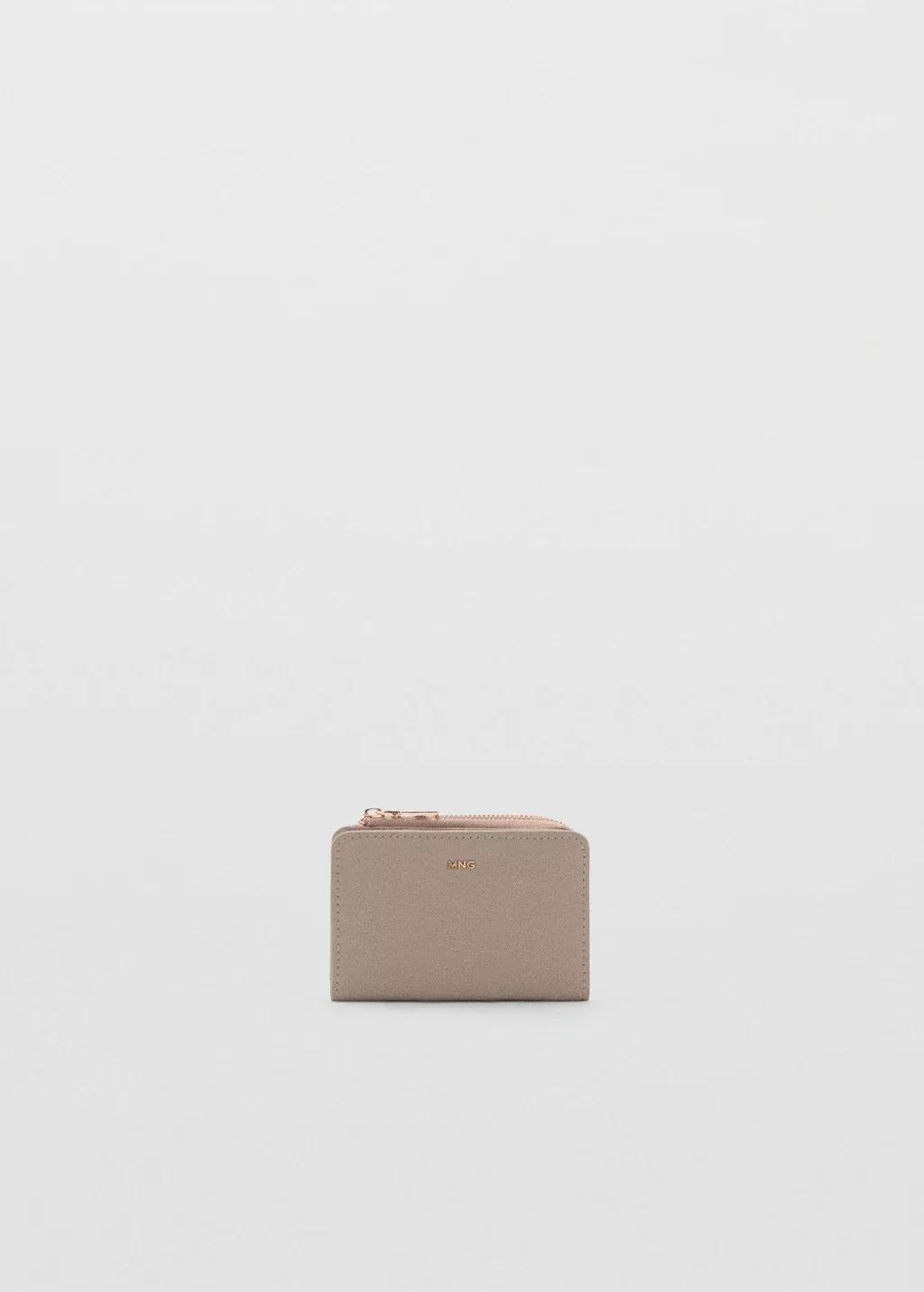 Brown Lt Pastel Leather-Effect Wallet, Light Pastel Brown, large image number 3