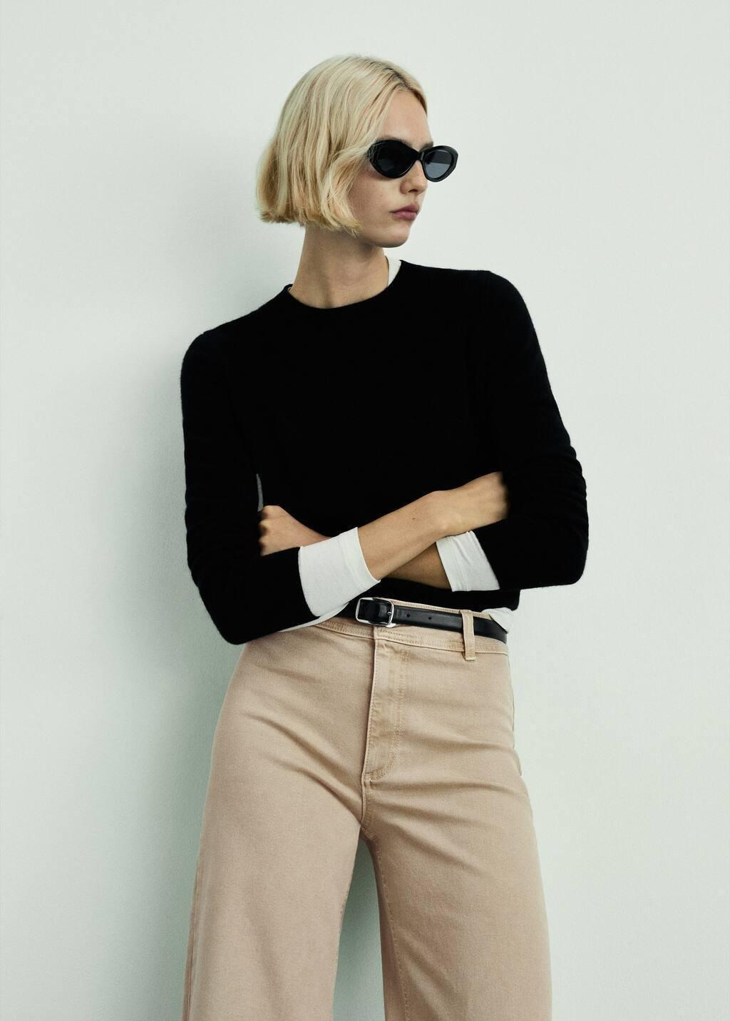 Cream Catherin High-Waisted Culotte Jeans, , large image number 1