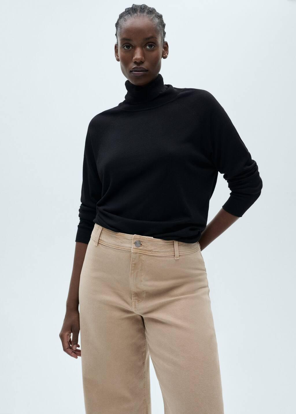 Cream Catherin High-Waisted Culotte Jeans, , large image number 6