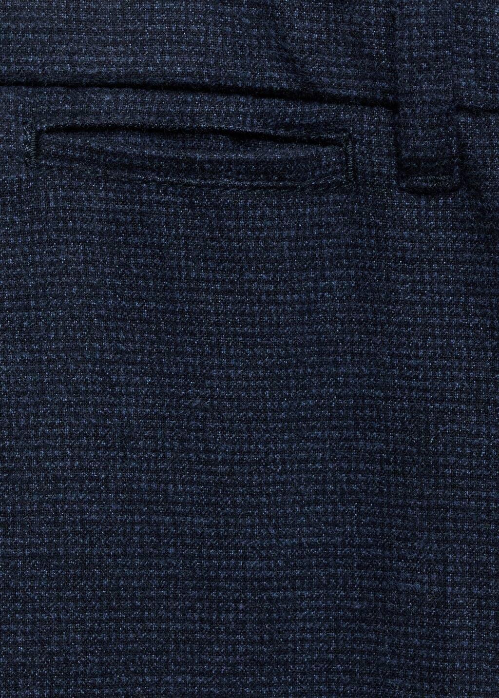 Blue Coat Made Of Virgin Wool, , large image number 6