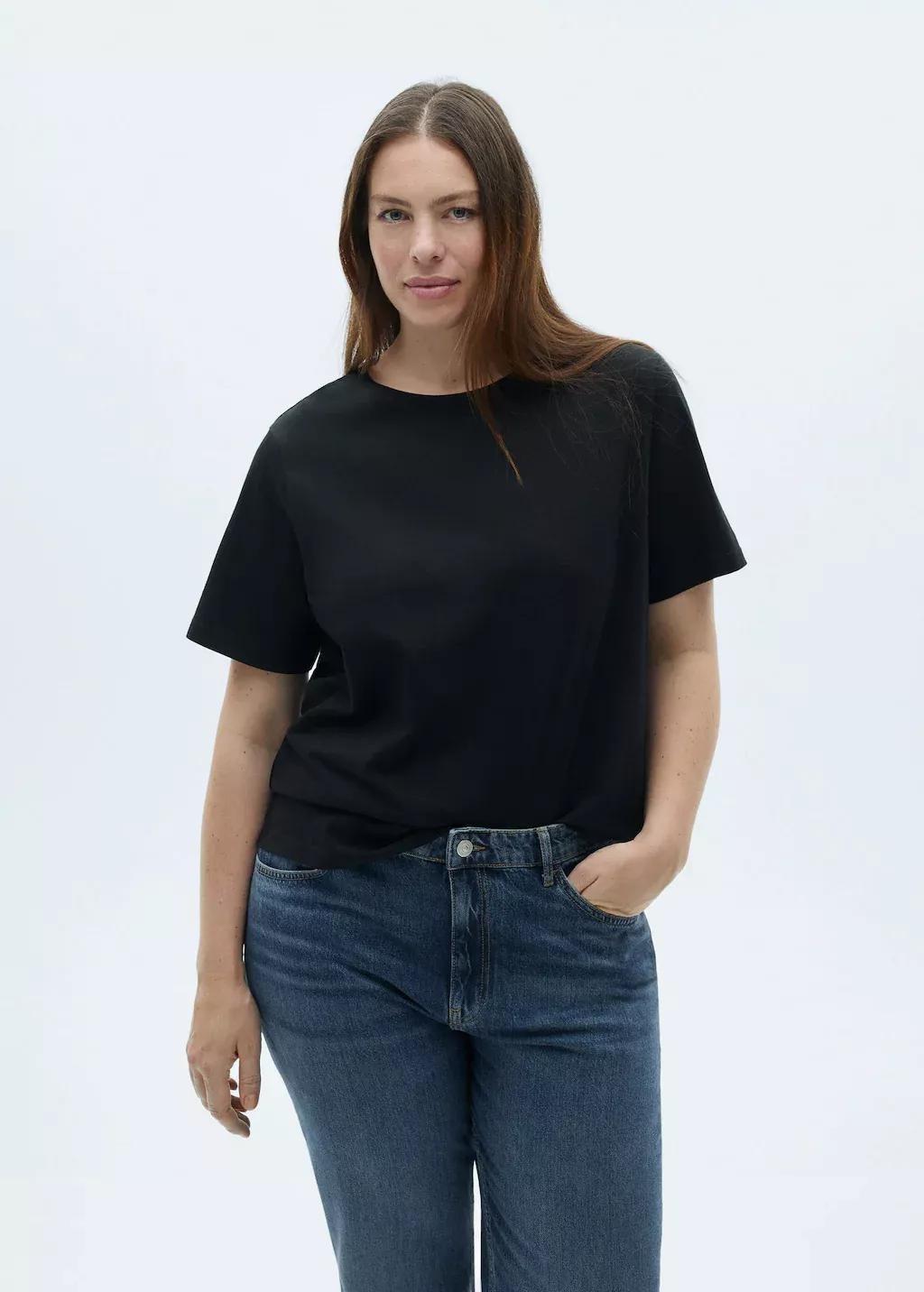 Blue Matilda Medium-Rise Straight-Fit Jeans, , large image number 6