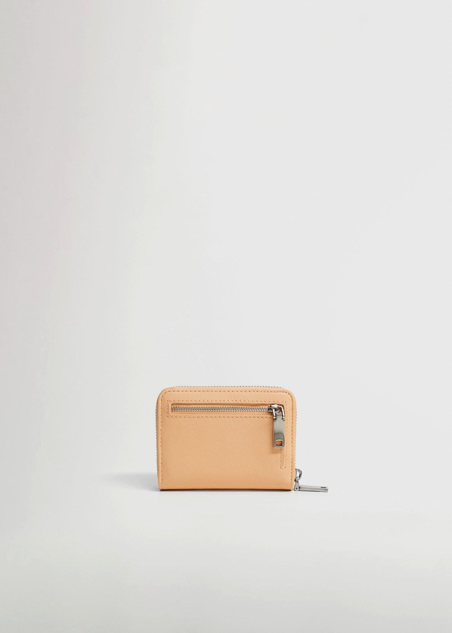 Orange Saffiano-Effect Wallet, Women, , large image number 2