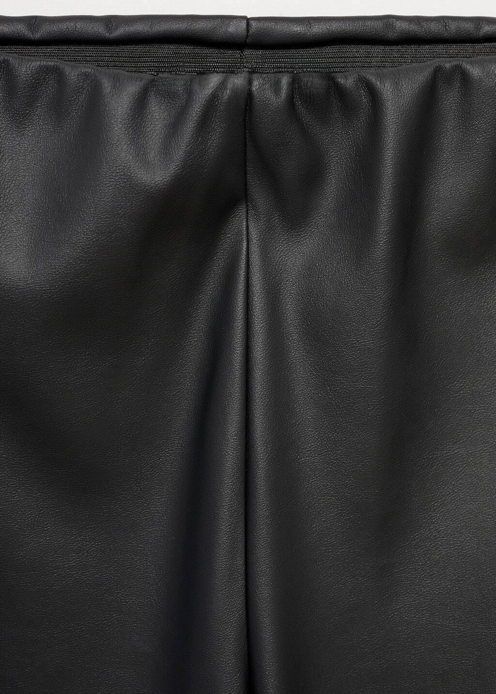 Black Leather-Effect Leggings, , large image number 2