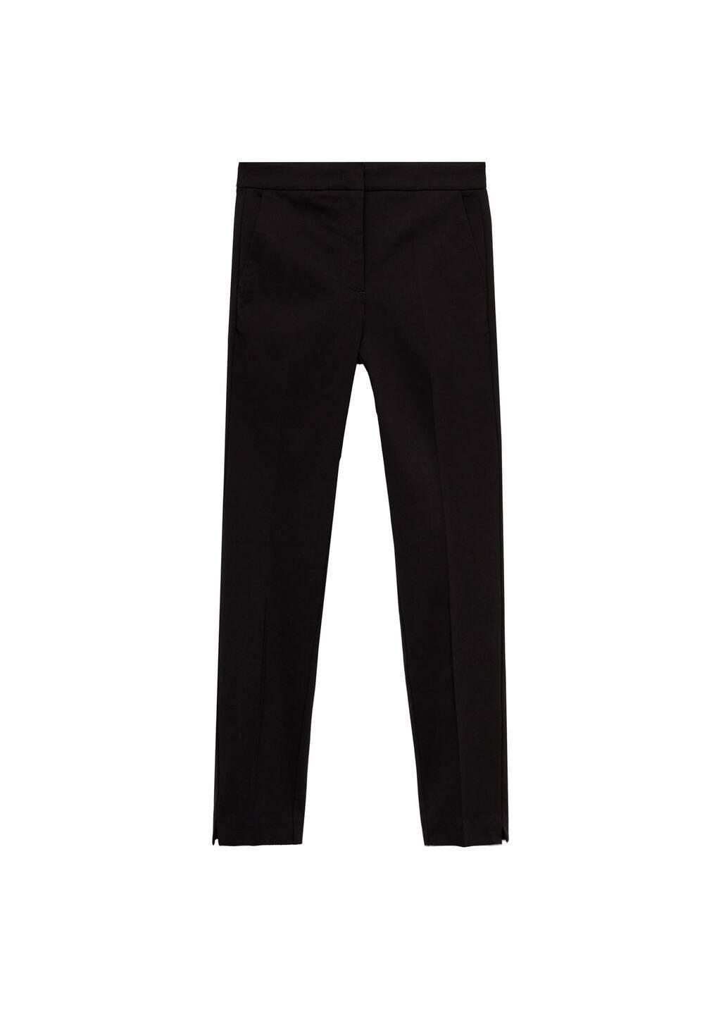 Black Leather-Effect Leggings, , large image number 6