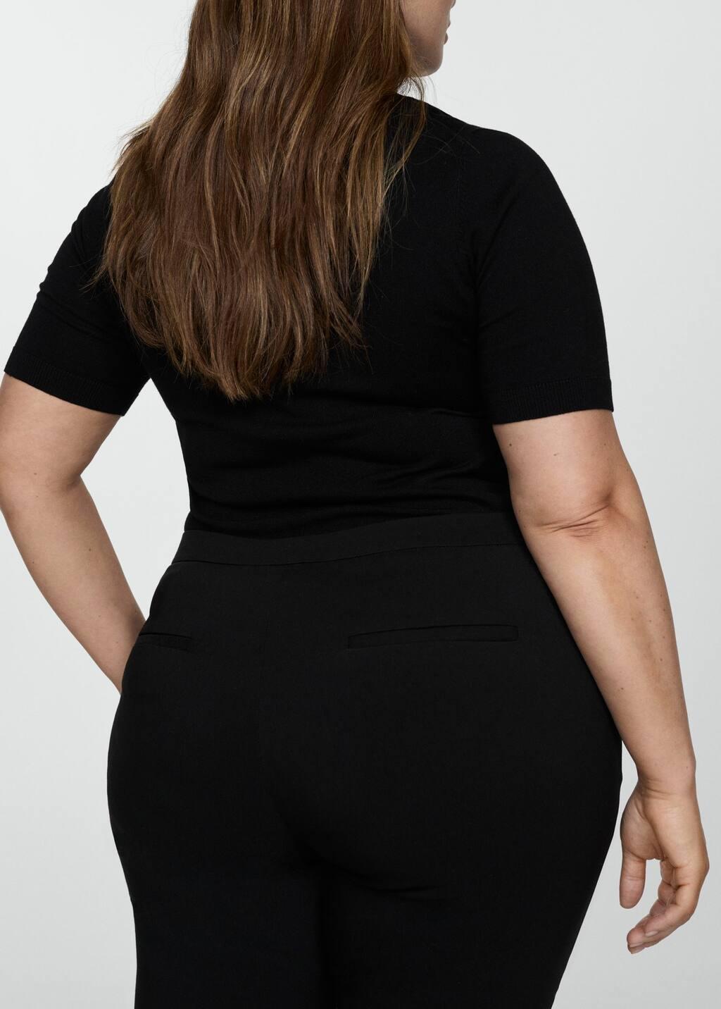 Black Leather-Effect Leggings, , large image number 9