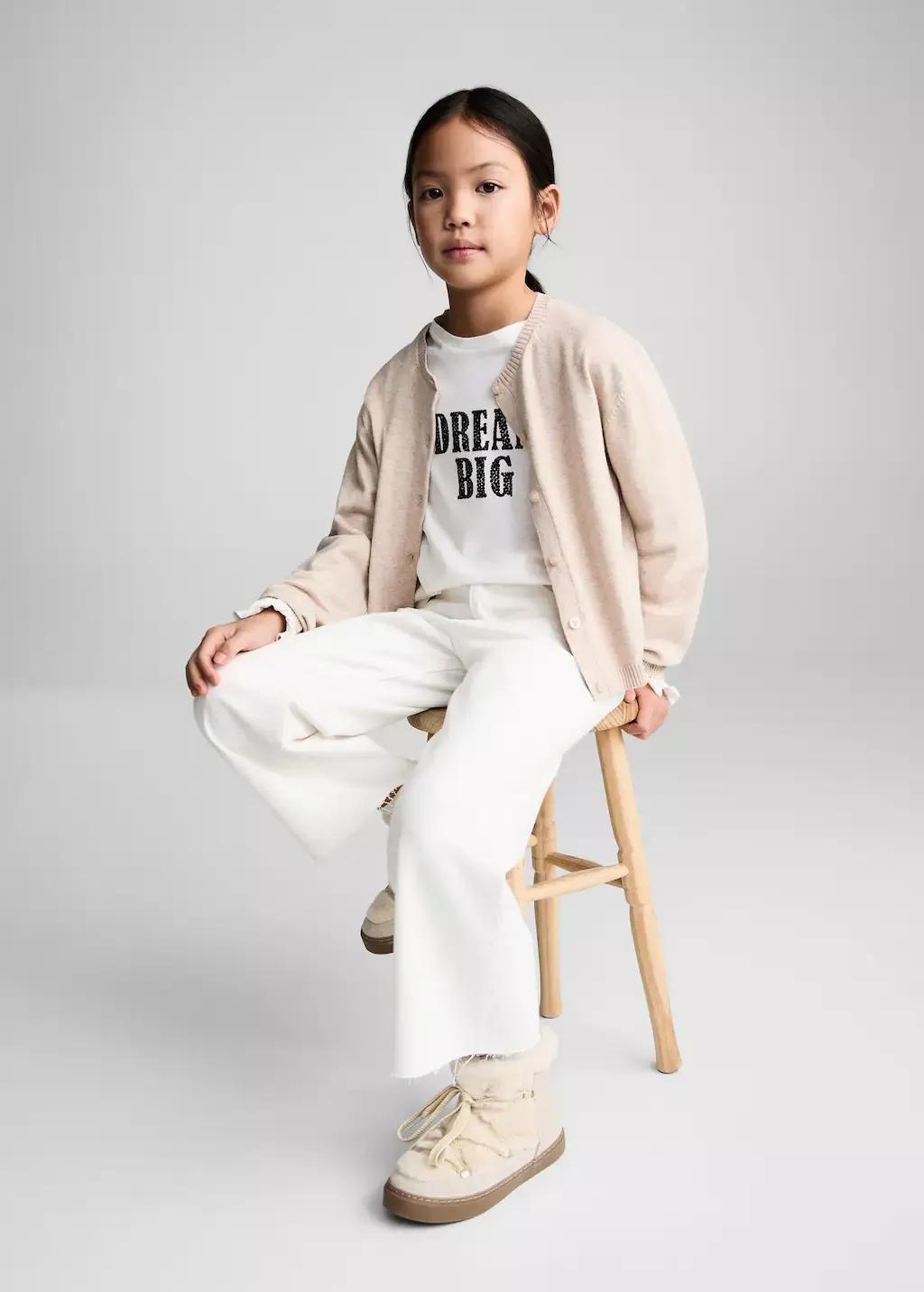 White Culotte Jeans, , large image number 1