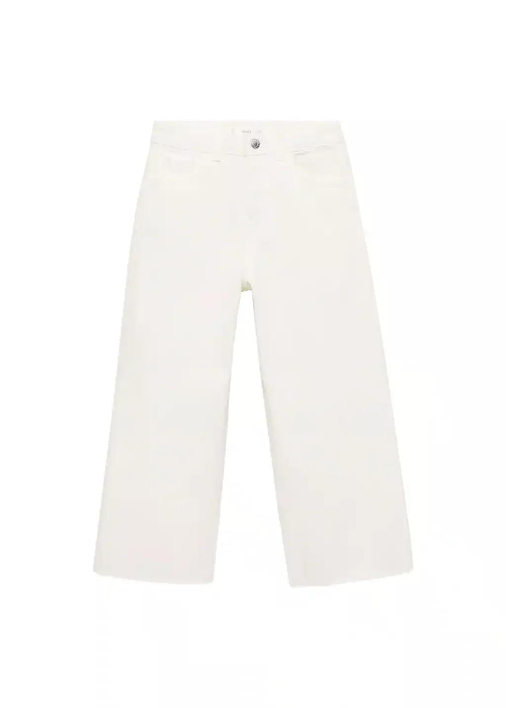 White Culotte Jeans, , large image number 3