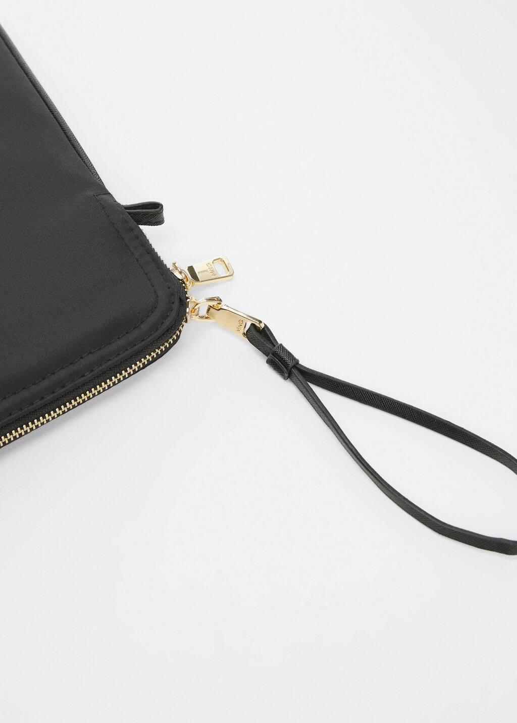 Black Plain Laptop Bag, Black, large image number 1