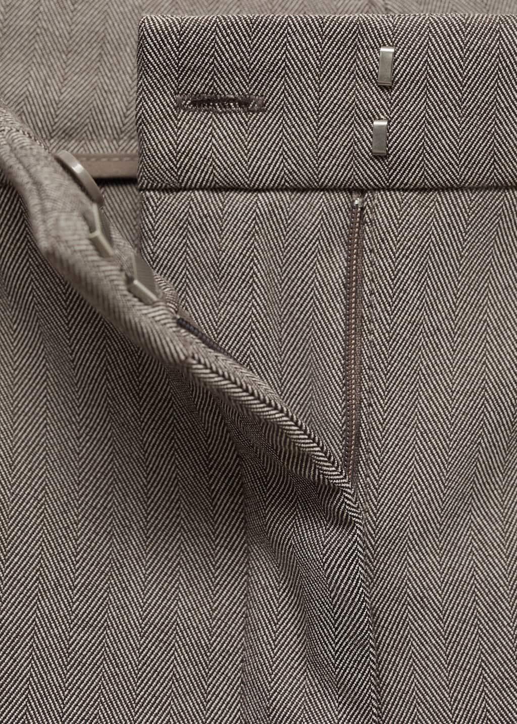 BROWN Mid-rise wide leg trousers, , large image number 2