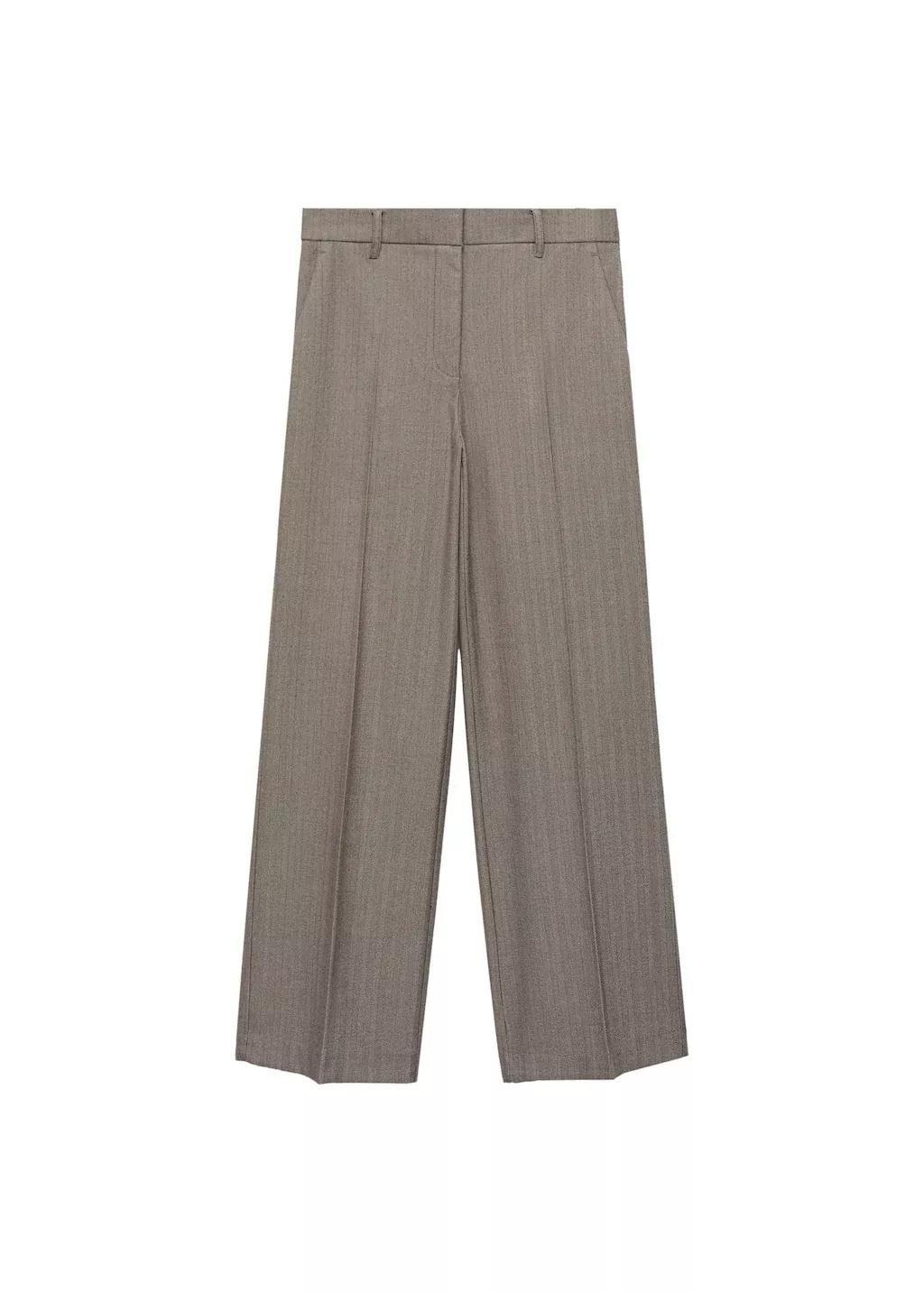BROWN Mid-rise wide leg trousers, , large image number 4