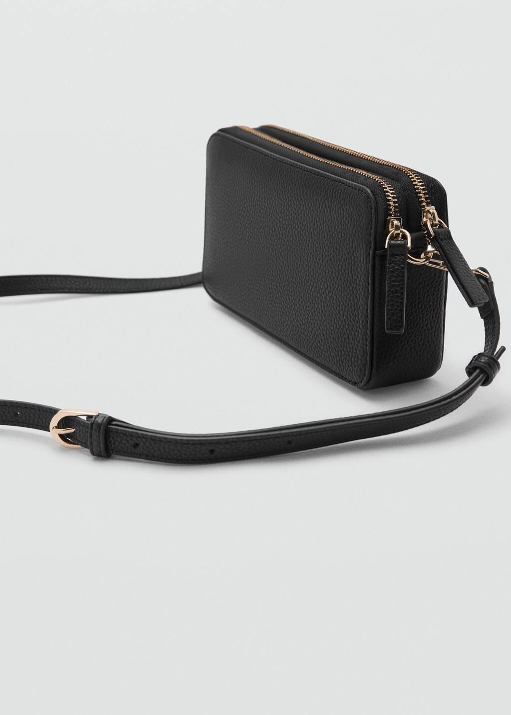 Black Plain Laptop Bag, Black, large image number 1