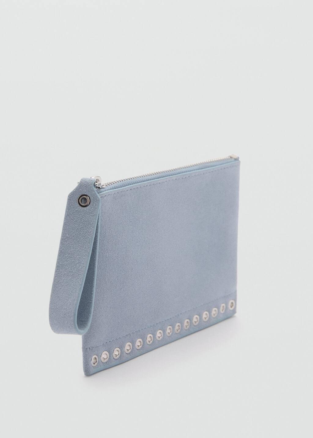 LT-PASTEL BLUE Suede die-cut laptop case, Light-Pastel Blue, large image number 0