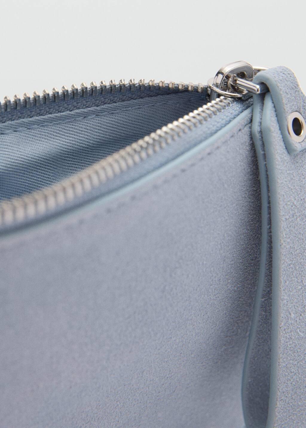LT-PASTEL BLUE Suede die-cut laptop case, Light-Pastel Blue, large image number 1