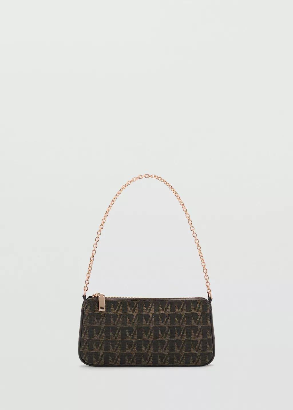 Brown Monogram Handmade Bag, Dark Brown, large image number 4