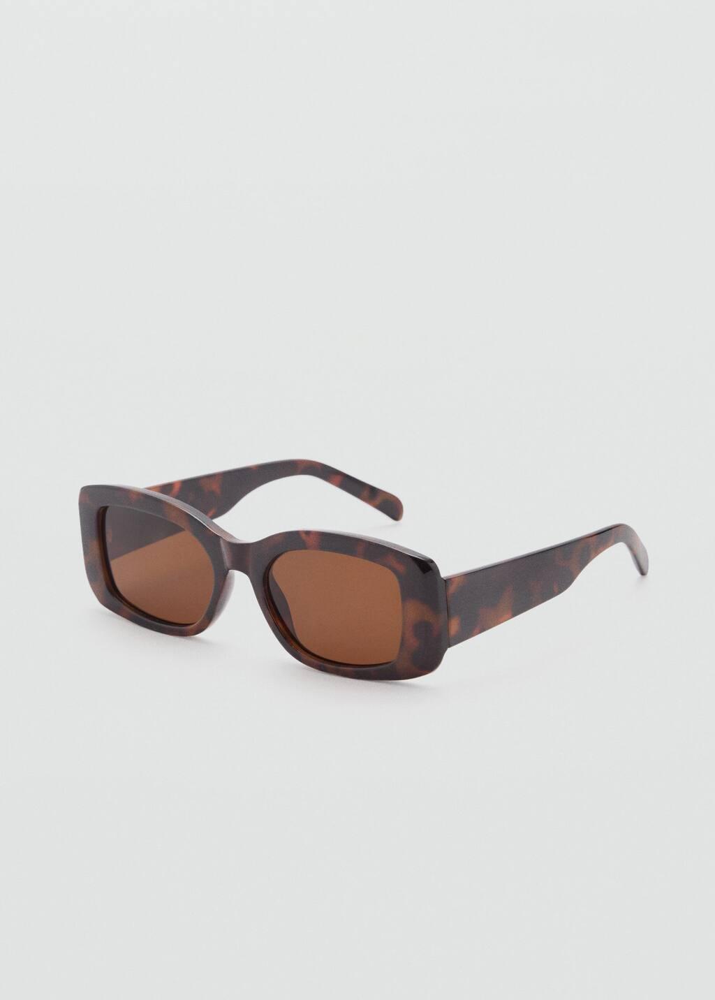 DARK BROWN Squared frame sunglasses, Dark Brown, large image number 4