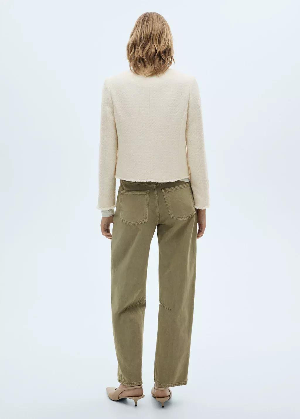 Beige Tweed Jacket With Jewel Buttons, , large image number 9