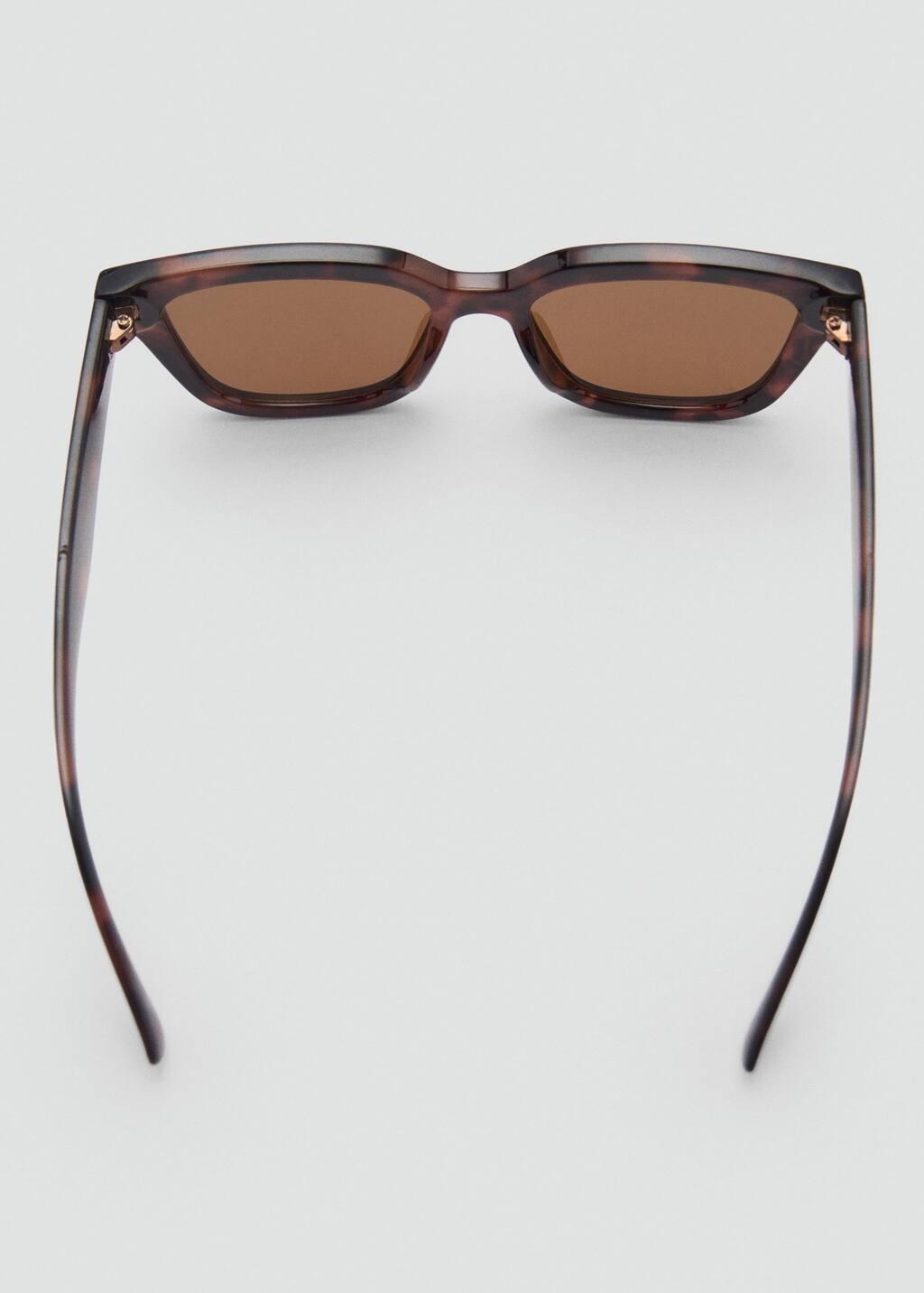 Brown Resin Frame Sunglasses, Dark Brown, large image number 1