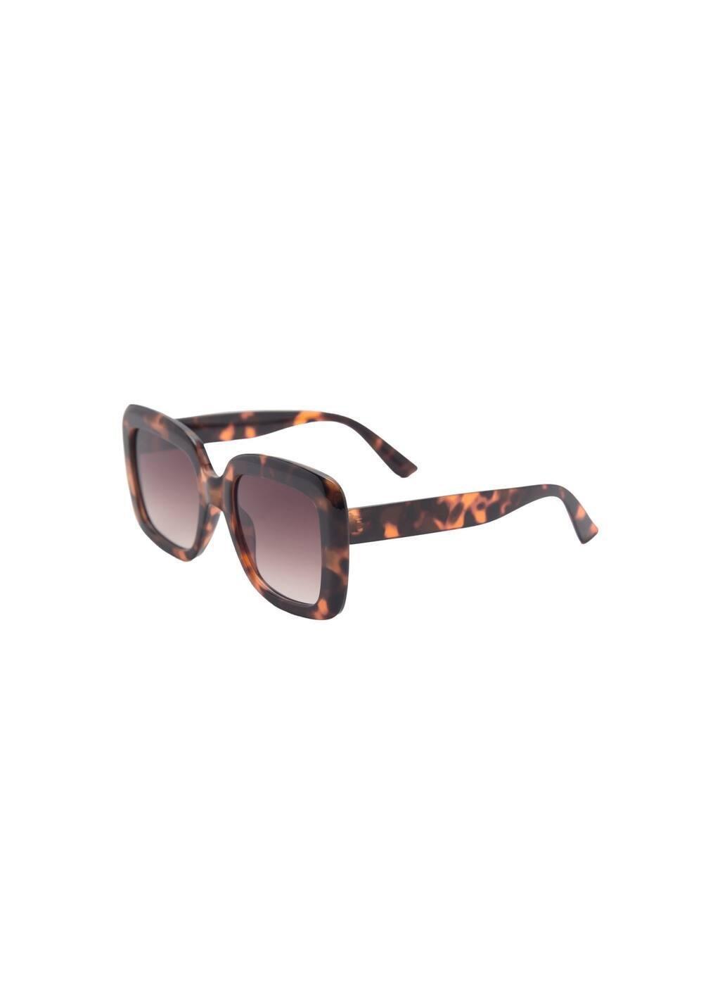 Brown Resin Frame Sunglasses, Dark Brown, large image number 5