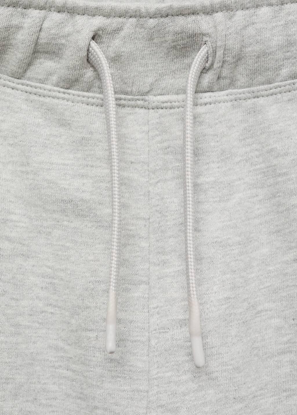 Grey Cotton Jogger-Style Trousers, Kids Boy, , large image number 4
