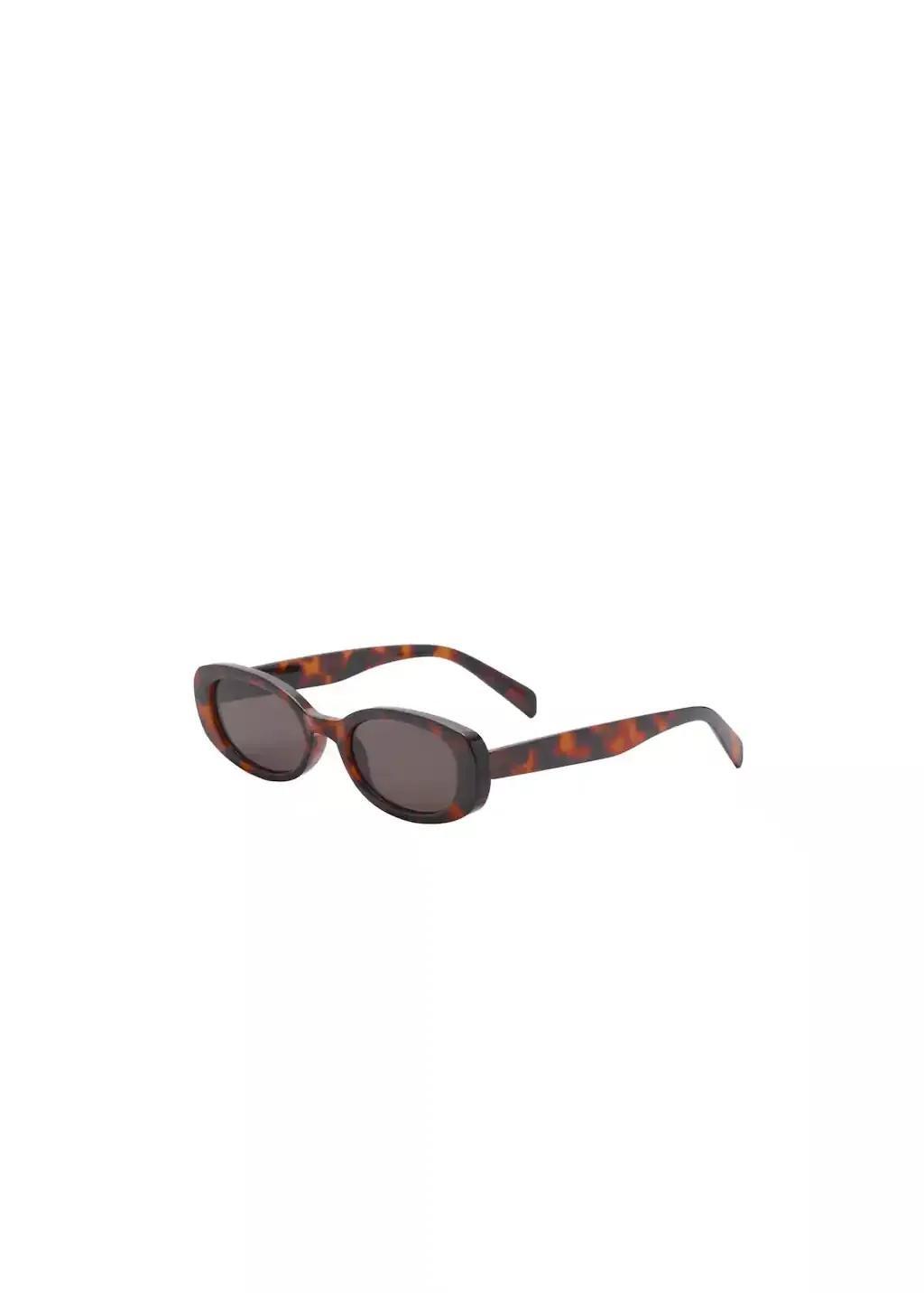 Brown Oval Frame Sunglasses, 0201_32, large image number 3