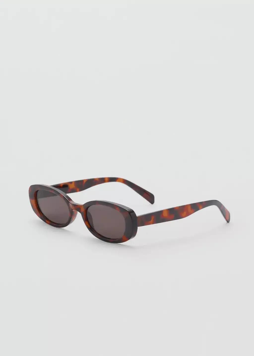 Brown Oval Frame Sunglasses, 0201_32, large image number 4