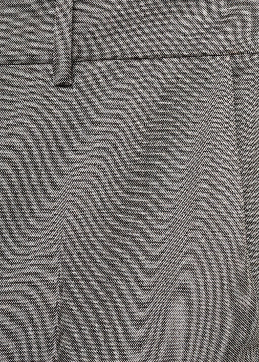 Grey Straight Suit Trousers, , large image number 3