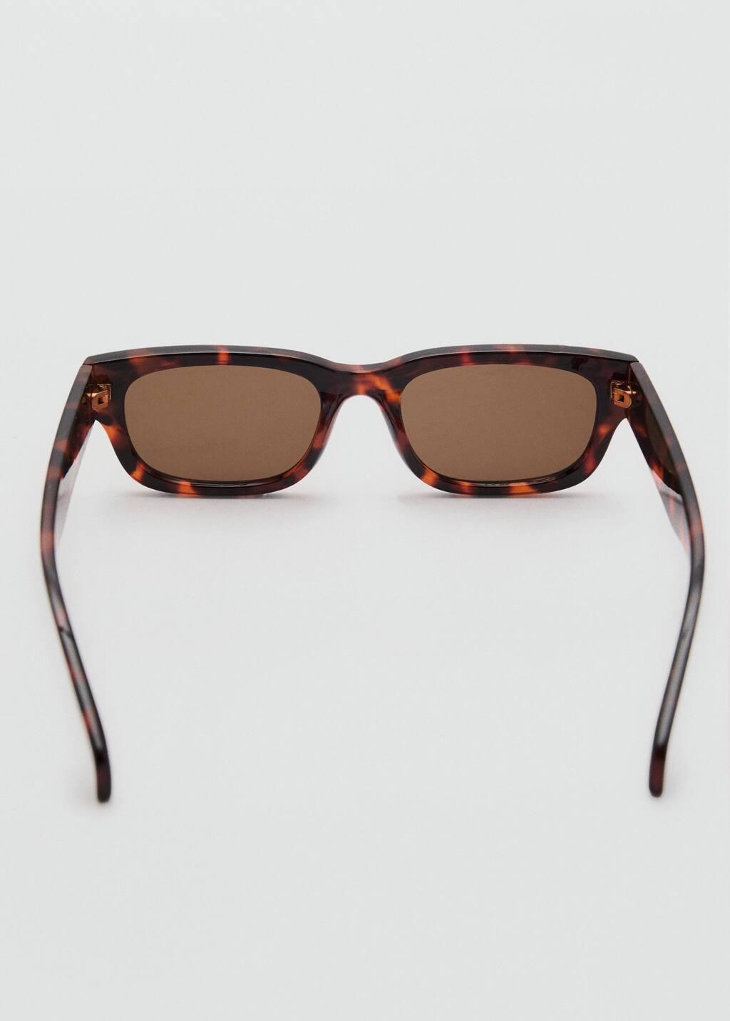 DARK BROWN Rectangular-frame sunglasses, Dark Brown, large image number 6