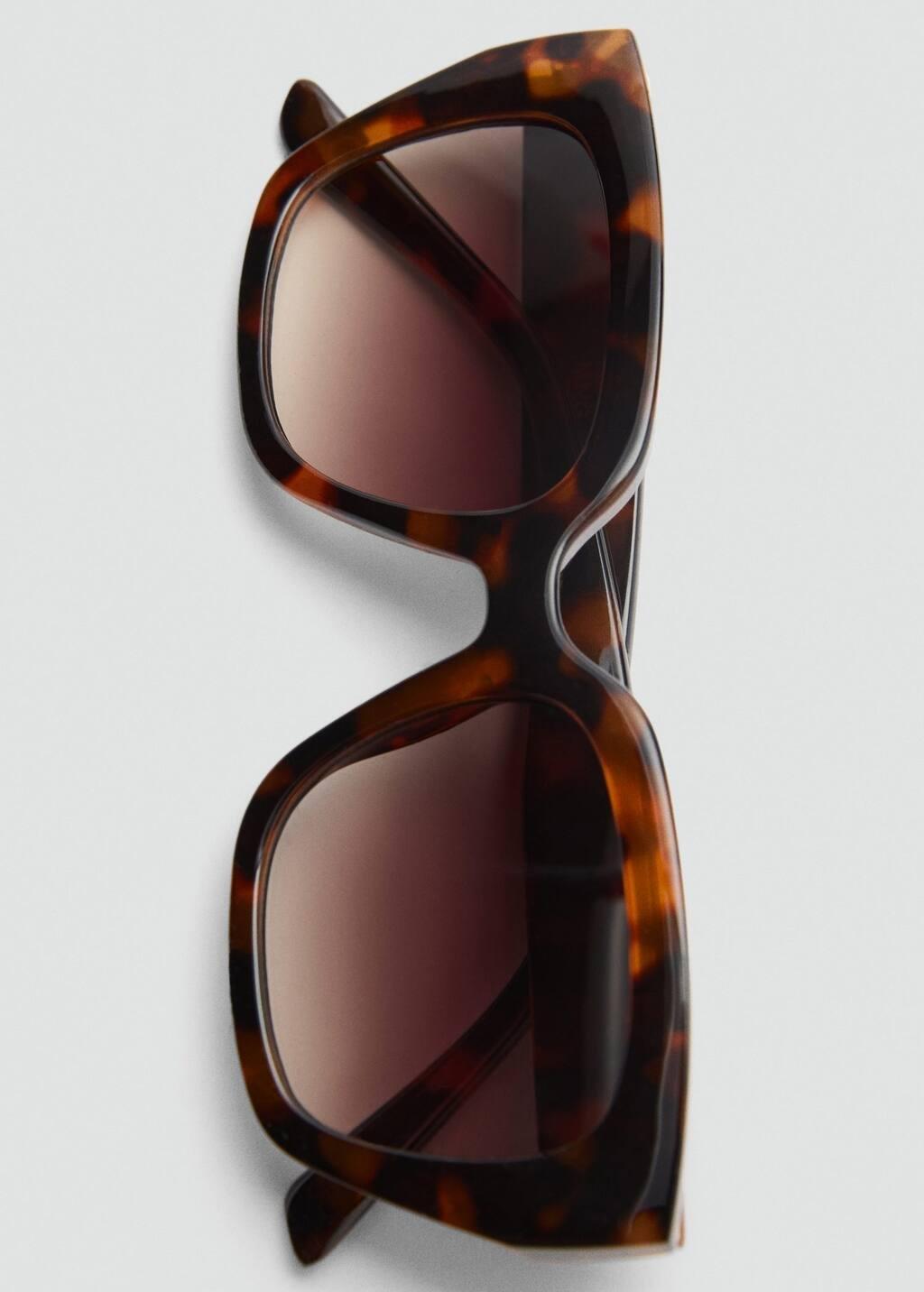 Brown Acetate Frame Sunglasses, Dark Brown, large image number 2