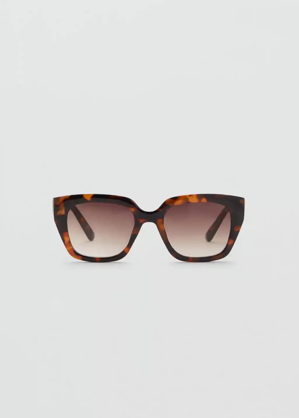 Brown Acetate Frame Sunglasses, Dark Brown, large image number 3