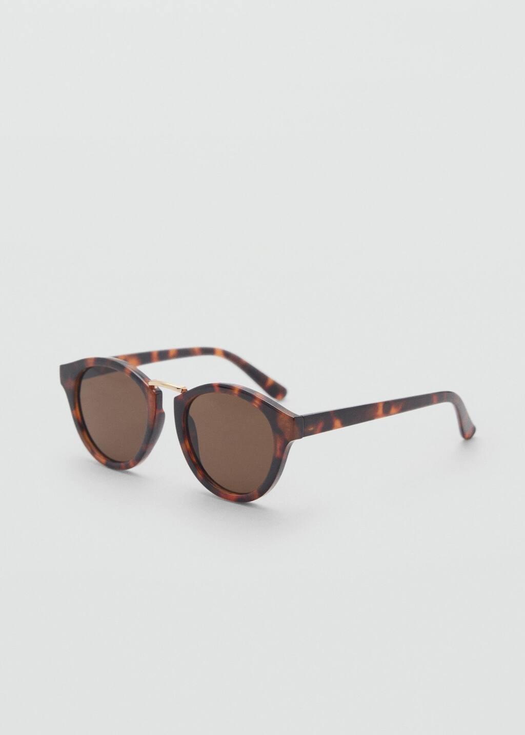 Brown Metal Bridge Sunglasses, , medium