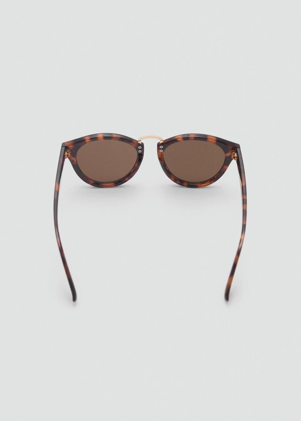 Brown Metal Bridge Sunglasses, Dark Brown, large image number 6