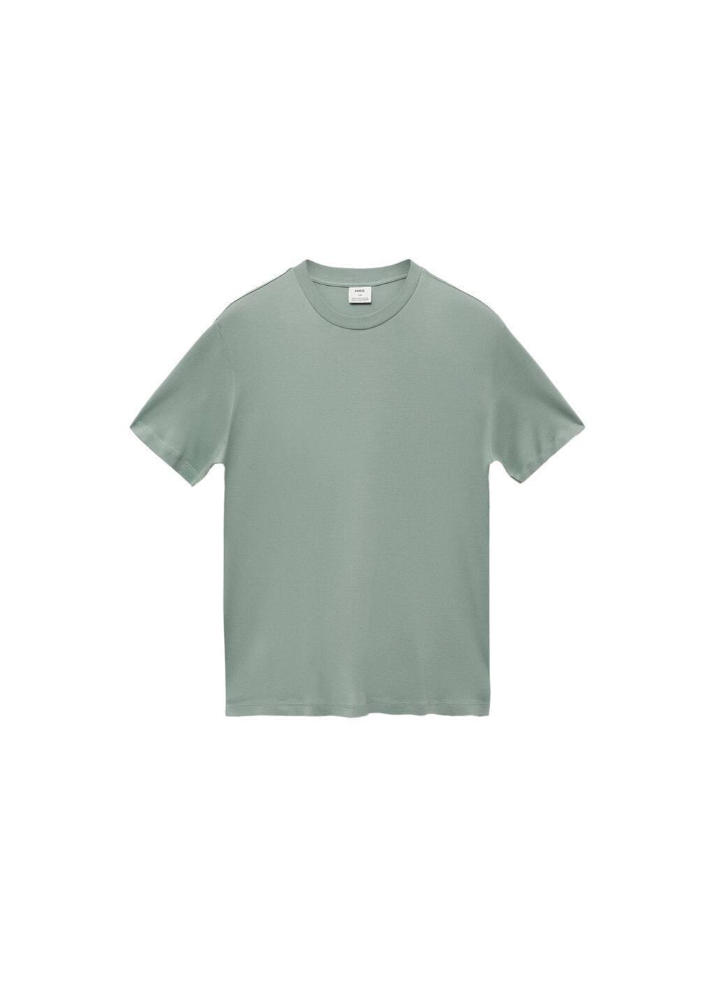 GREEN 100% cotton T-shirt regular fit, , large image number 2