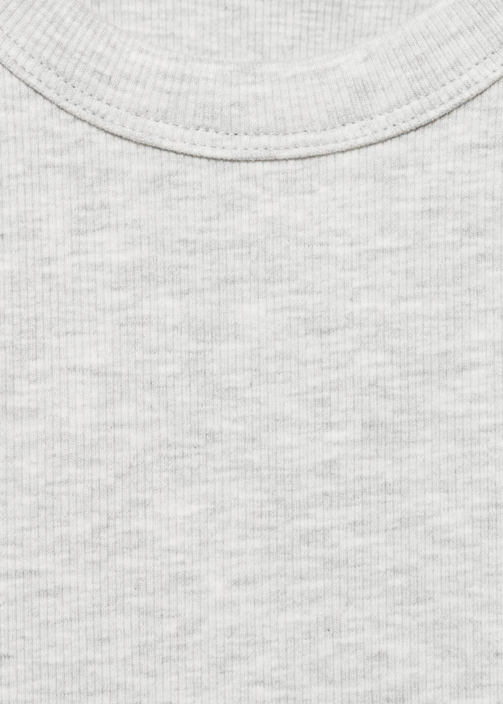 LT PASTEL GREY Knitted cropped top, Kids Girl, , large image number 5