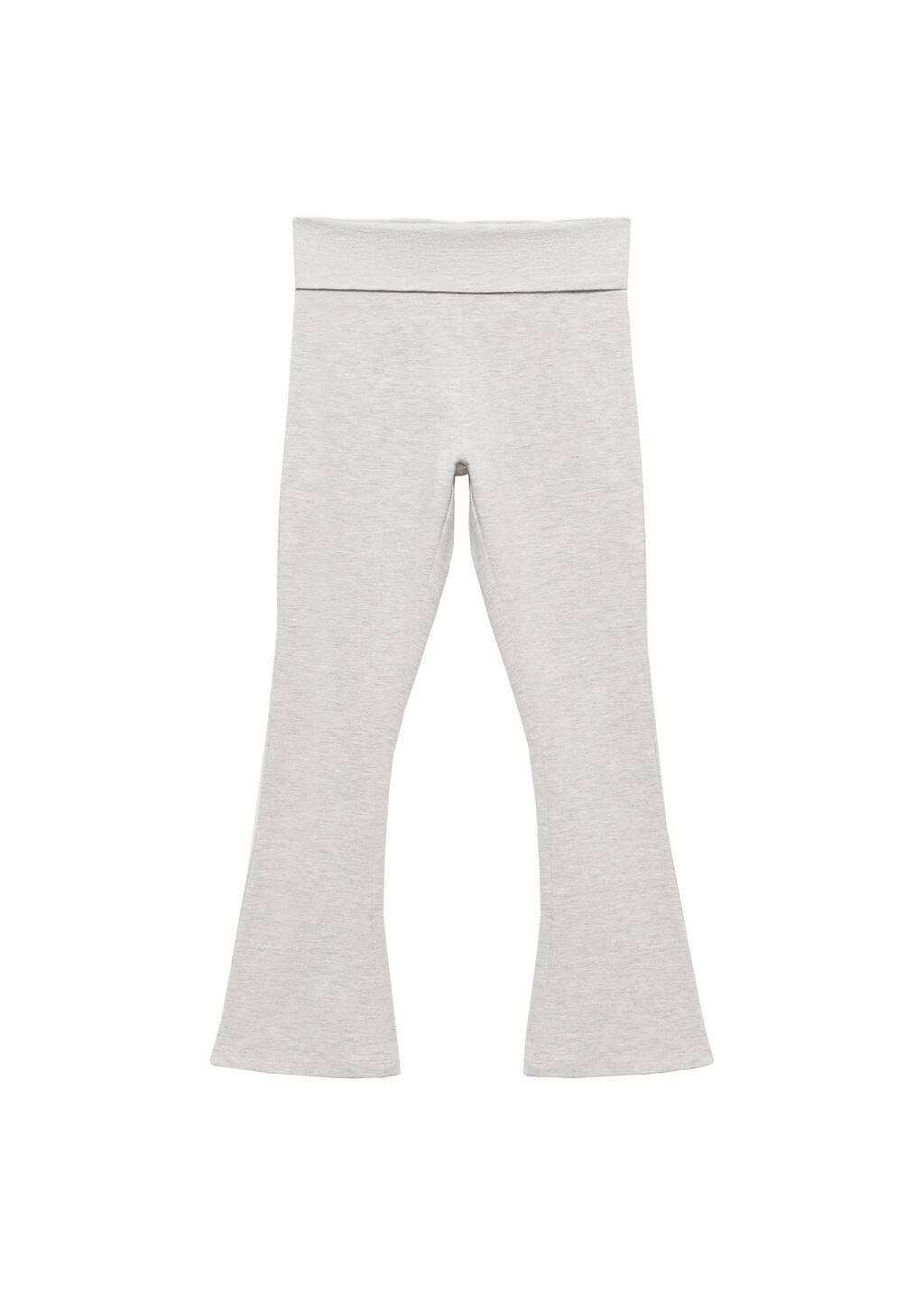 Grey Lt Pastel Flared Leggings, Kids Girl, , large image number 5