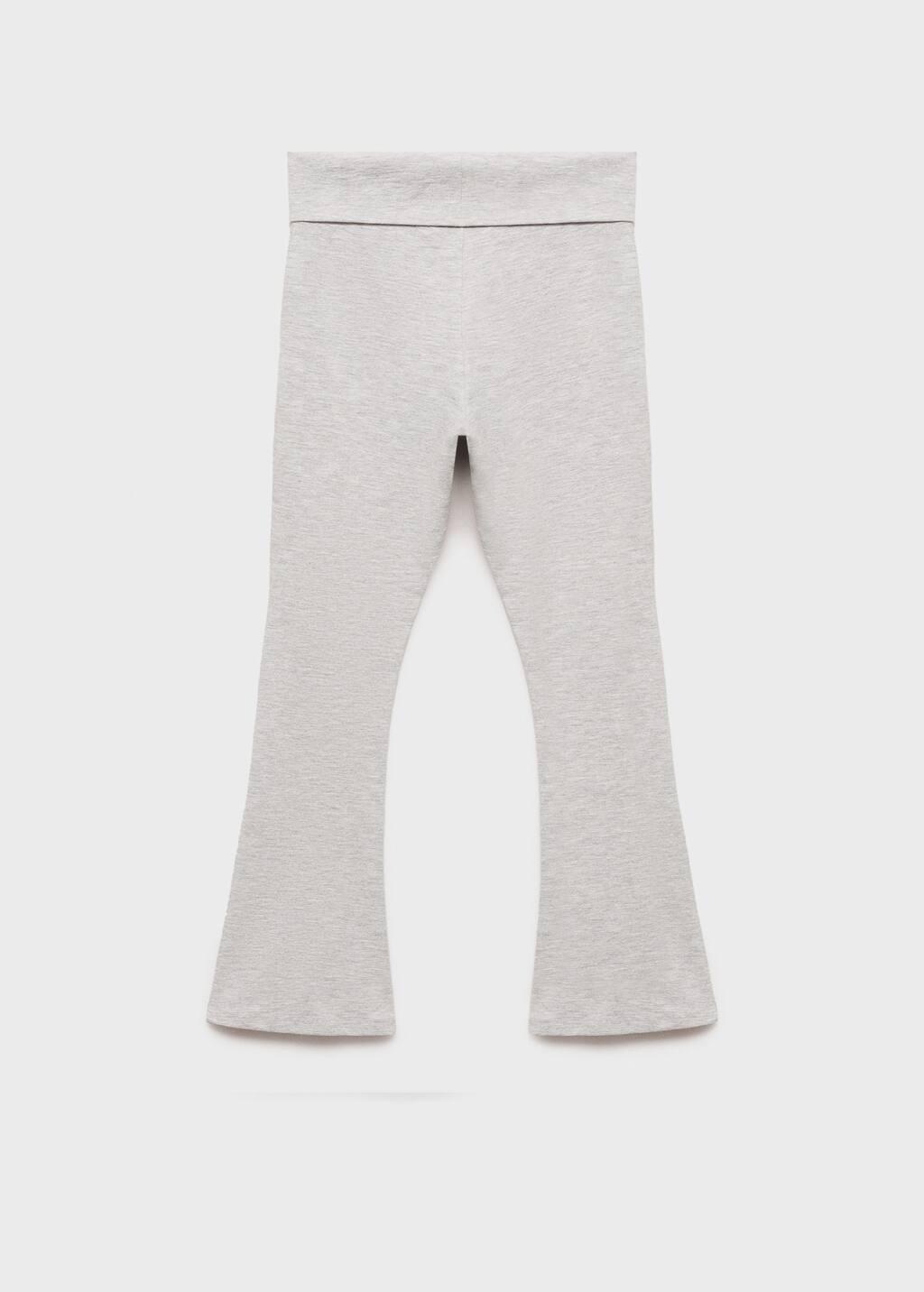 Grey Lt Pastel Flared Leggings, Kids Girl, , large image number 7