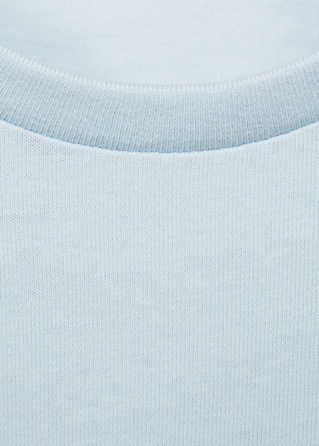 LT-PASTEL BLUE Printed cotton-blend T-shirt, Baby Girl, , large image number 3