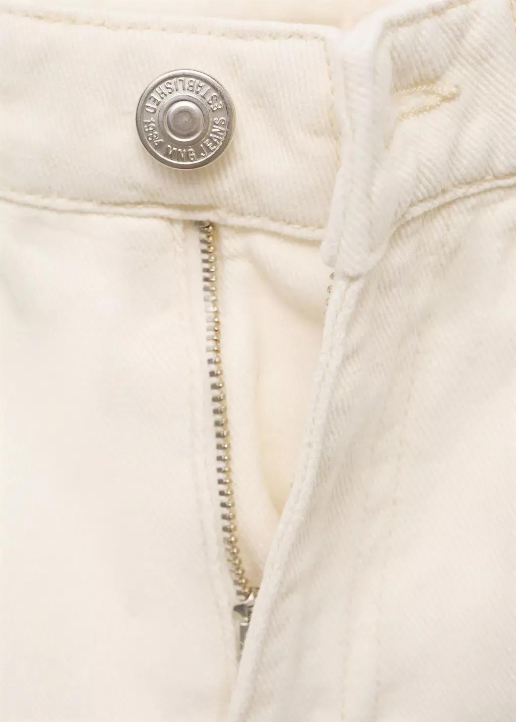 Beige Matilda Medium-Rise Straight-Fit Jeans, , large image number 4