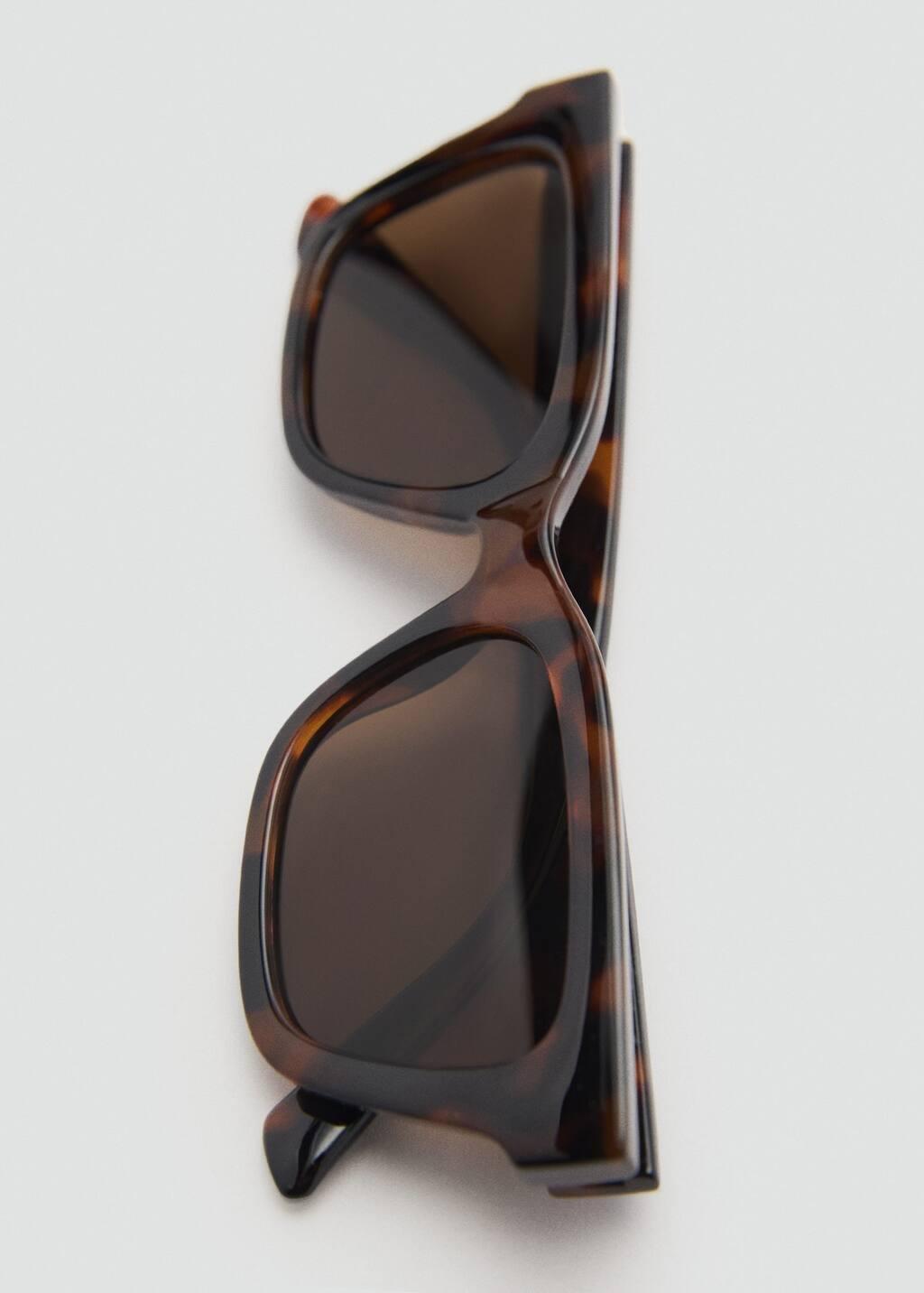 Brown Squared Frame Sunglasses, 0201_32, large image number 2