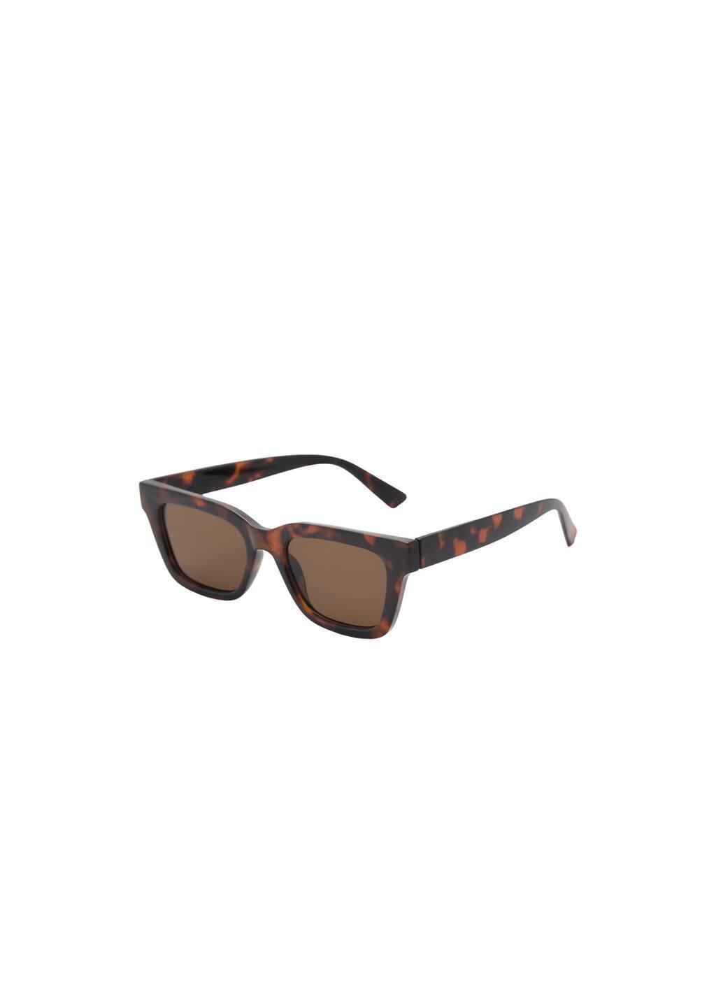 Brown Squared Frame Sunglasses, 0201_32, large image number 3