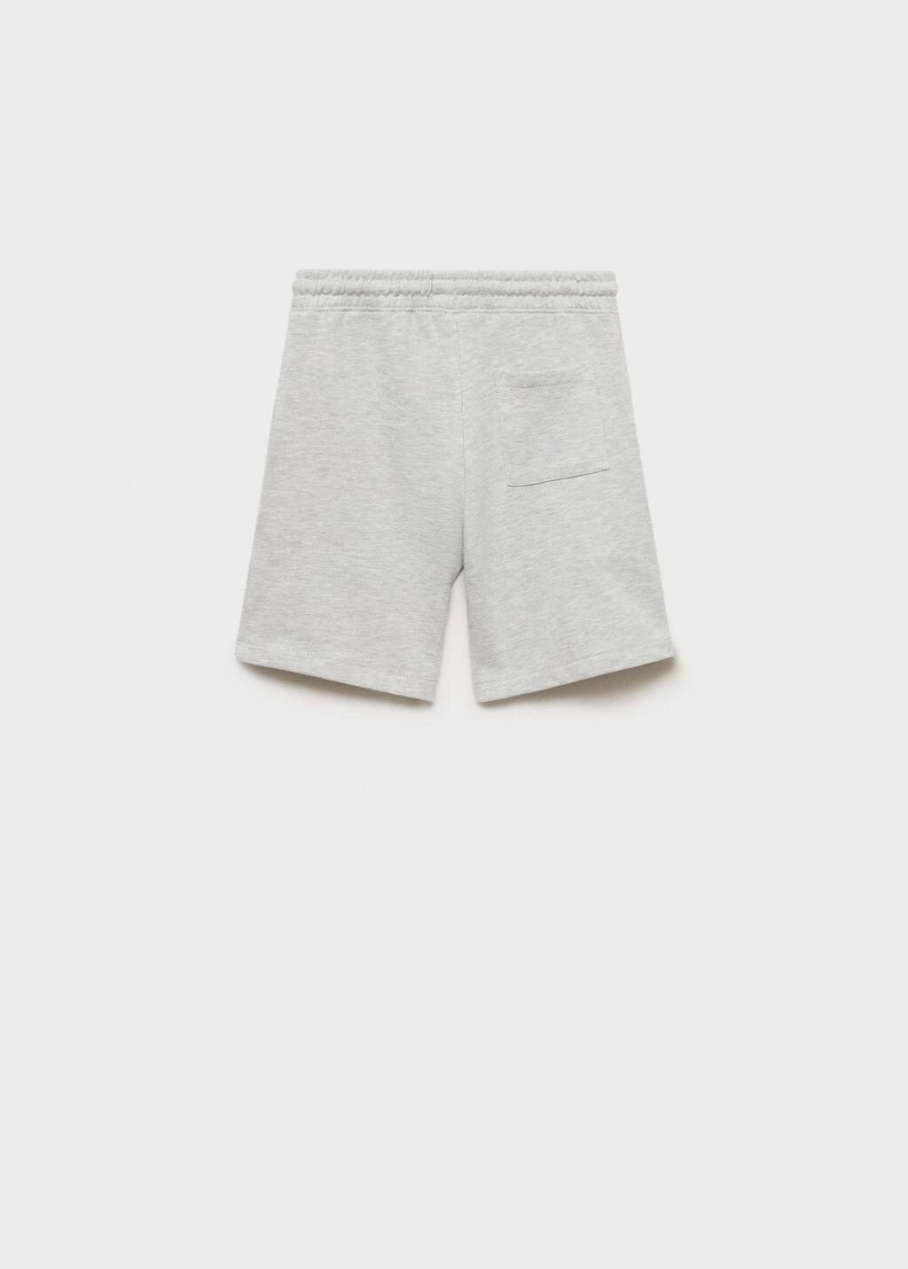 MEDIUM GREY Cotton shorts with drawstring, Kids Boy, , large image number 1