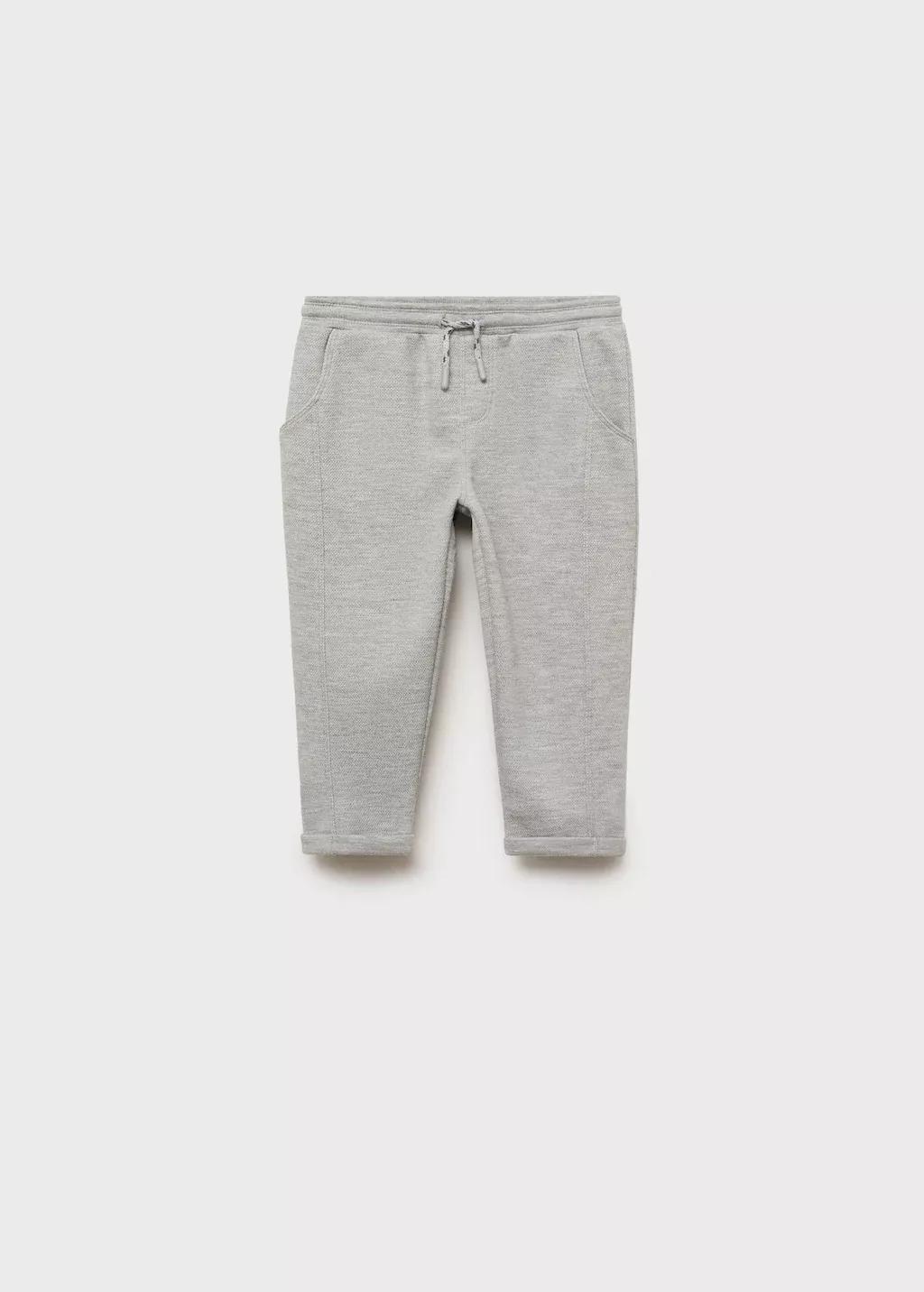 Grey Jogger Trousers, Baby Boy, , large image number 0