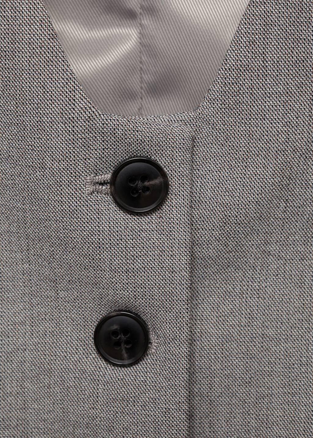Grey Blazer Suit Jacket, , large image number 2