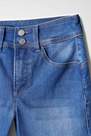 Salsa Jeans - بنطلون جينز سري بقصة ضيقة أزرق اللون للنساء