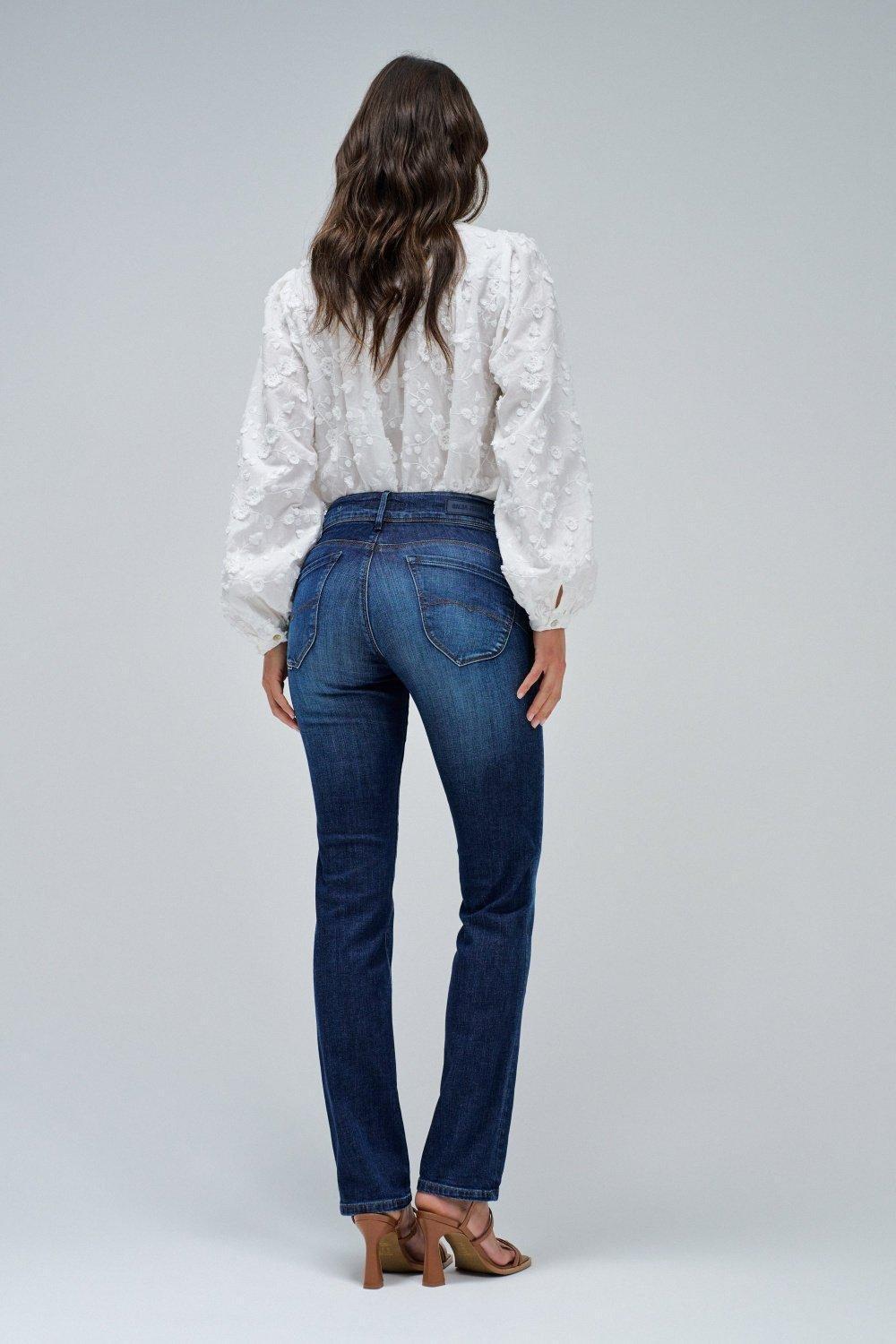 Salsa Jeans - Blue Secret Push In Slim Jeans With Rinsed Effect