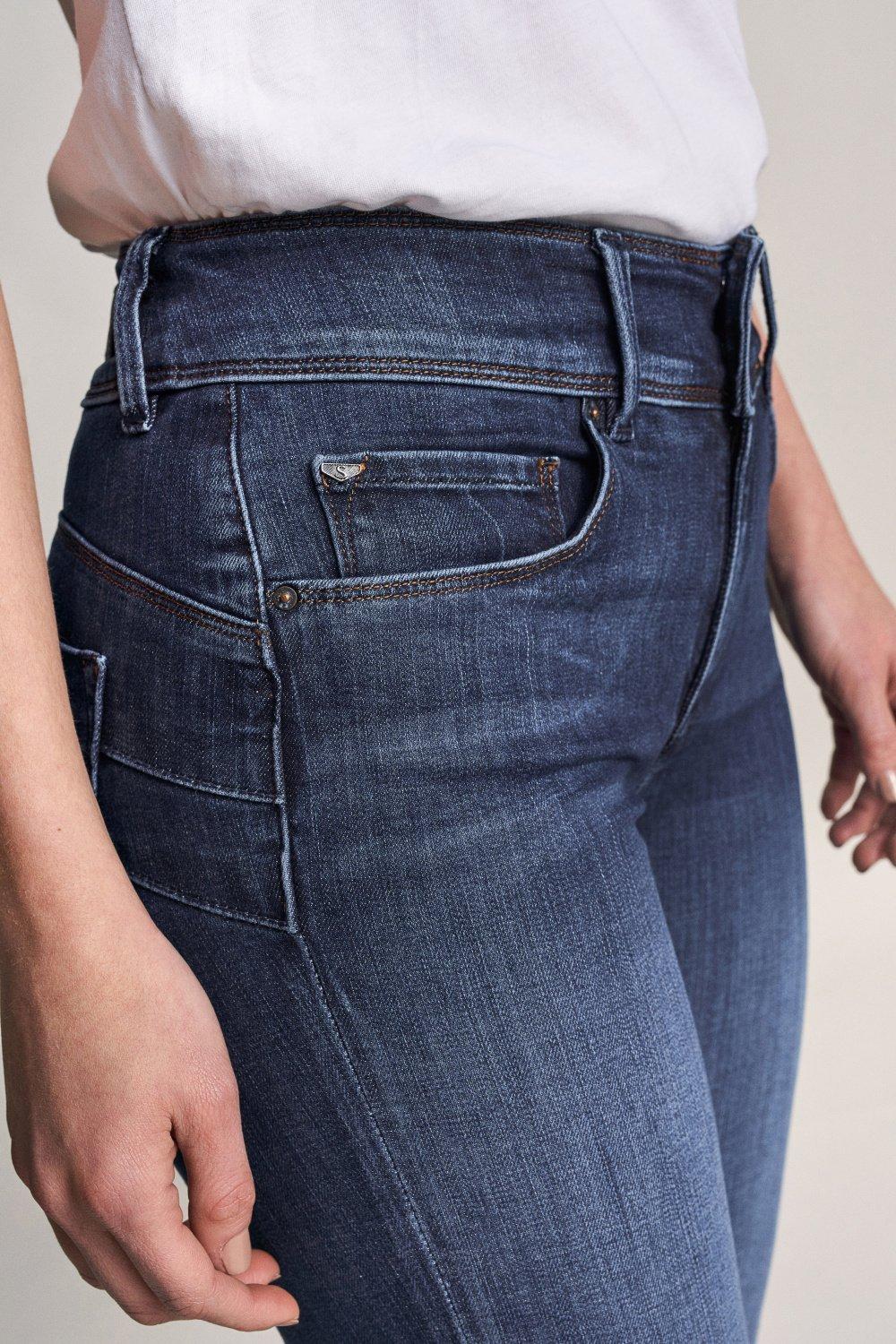 Salsa Jeans - Blue Secret Push In Slim Jeans With Rinsed Effect