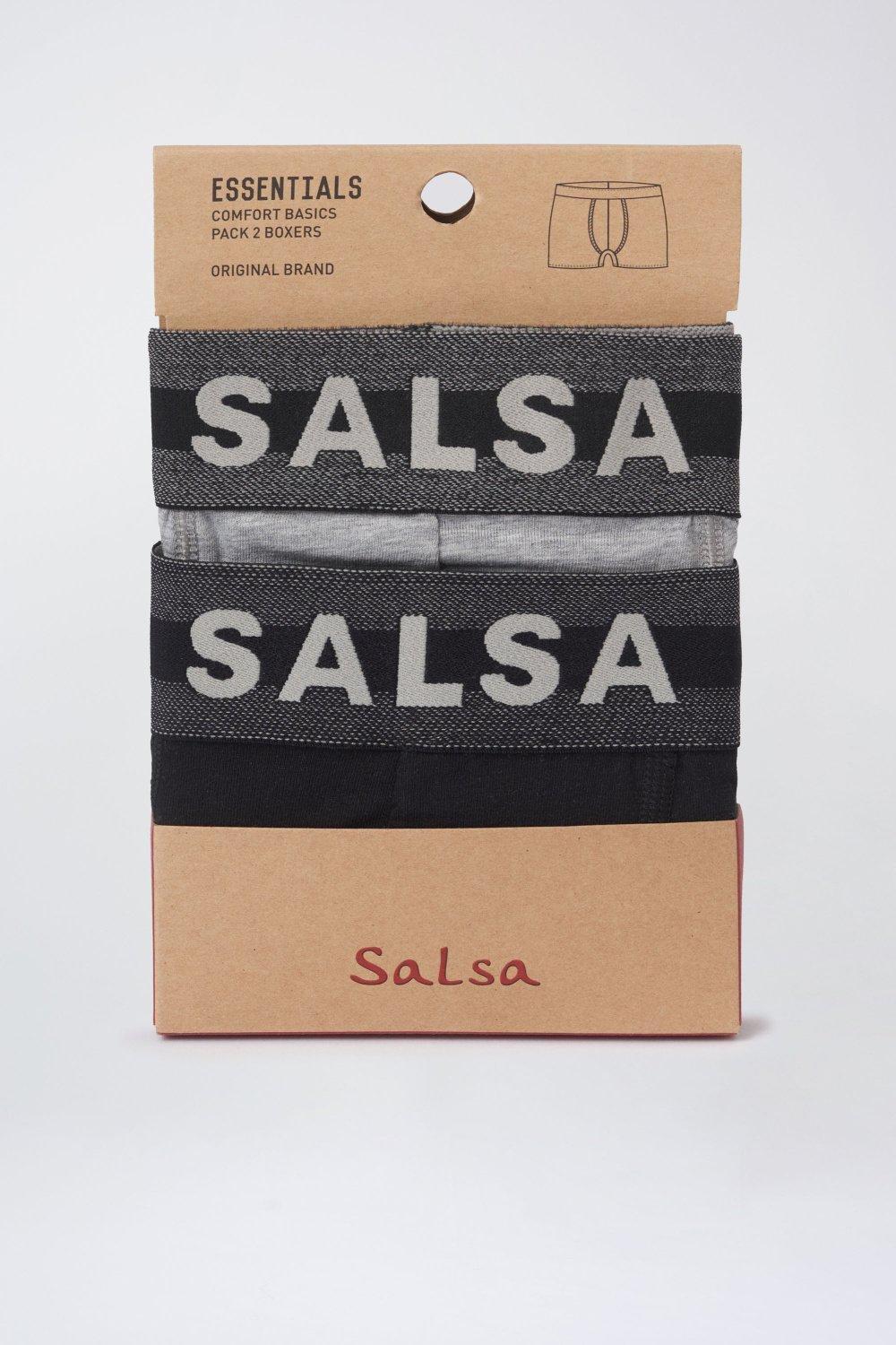 Black Boxers, Set Of 2, , large image number 1